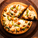 Kadai Paneer Pizza